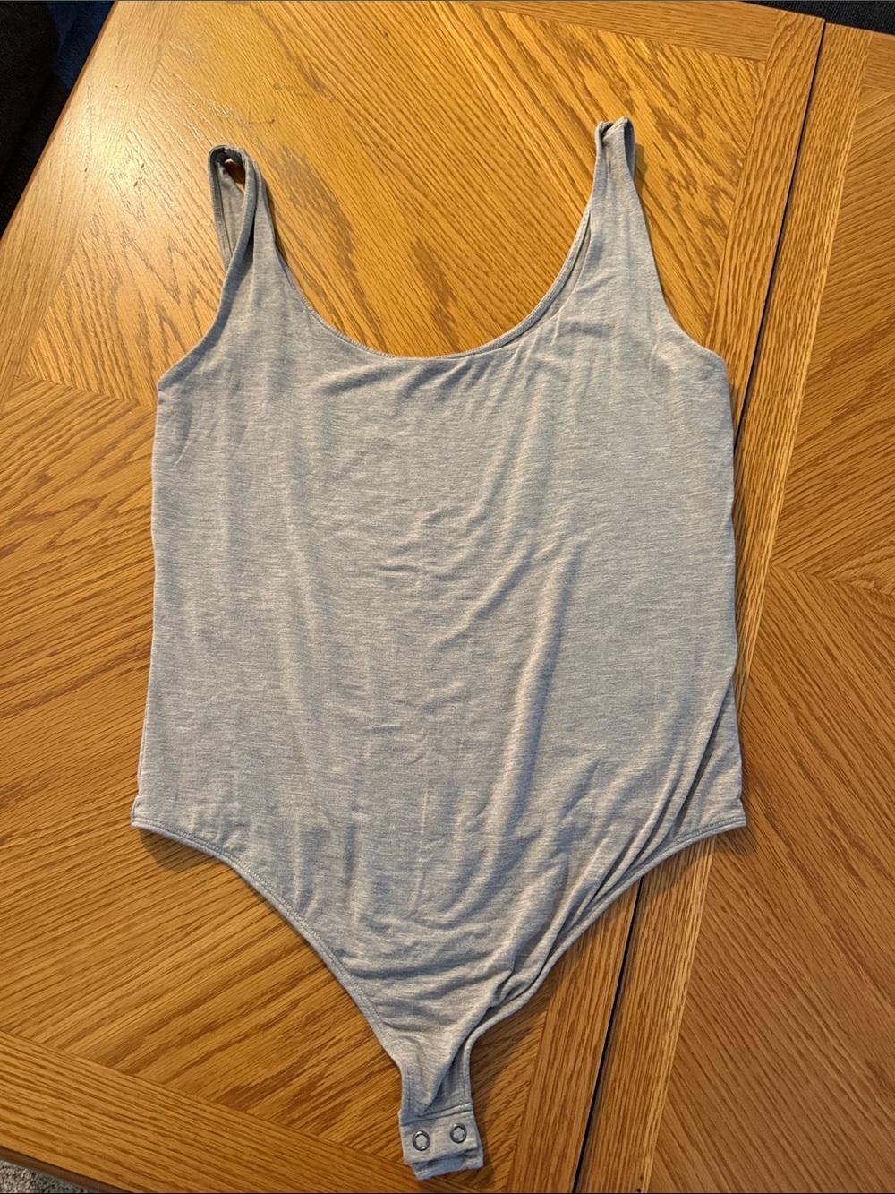 Express Taupe Scoop Neck Bodysuit